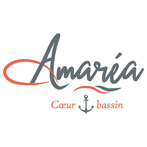 Logo de la résidence neuve Amaréa située sur la bassin d'arcachon