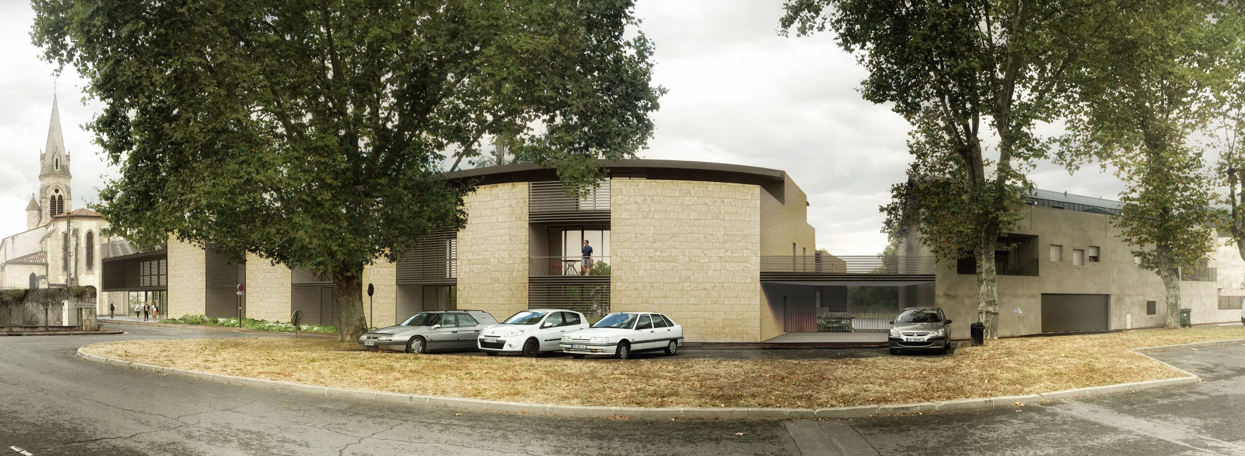 Insertion dans son environnement d'une résidence neuve